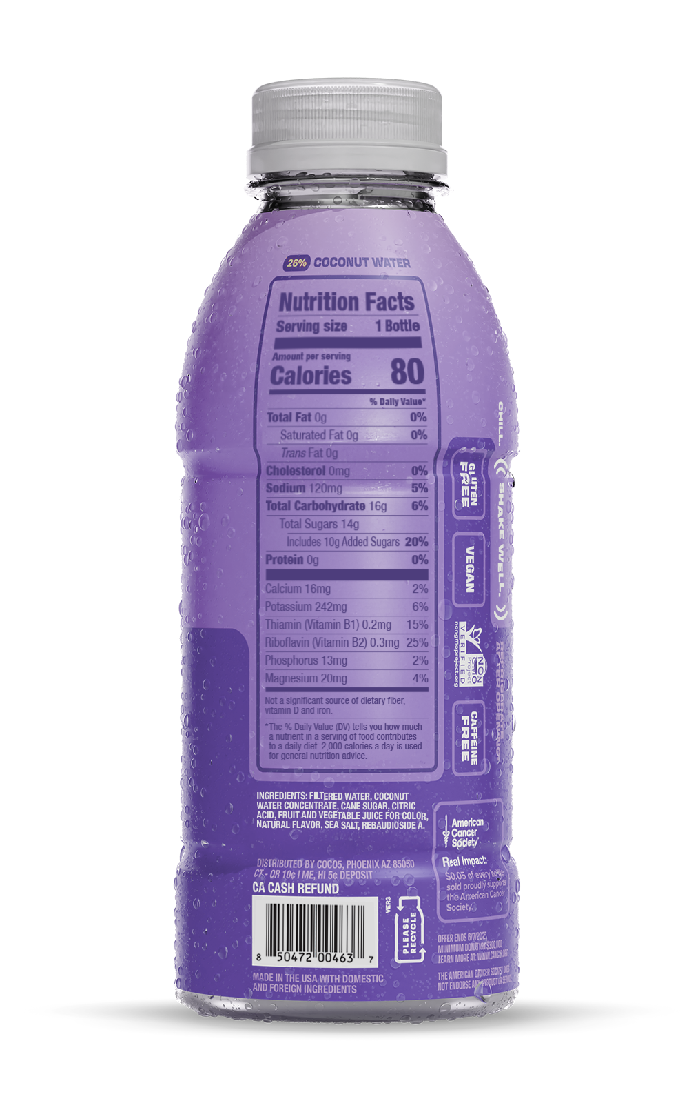 Coco5 Grape Hydration - 12 Pack