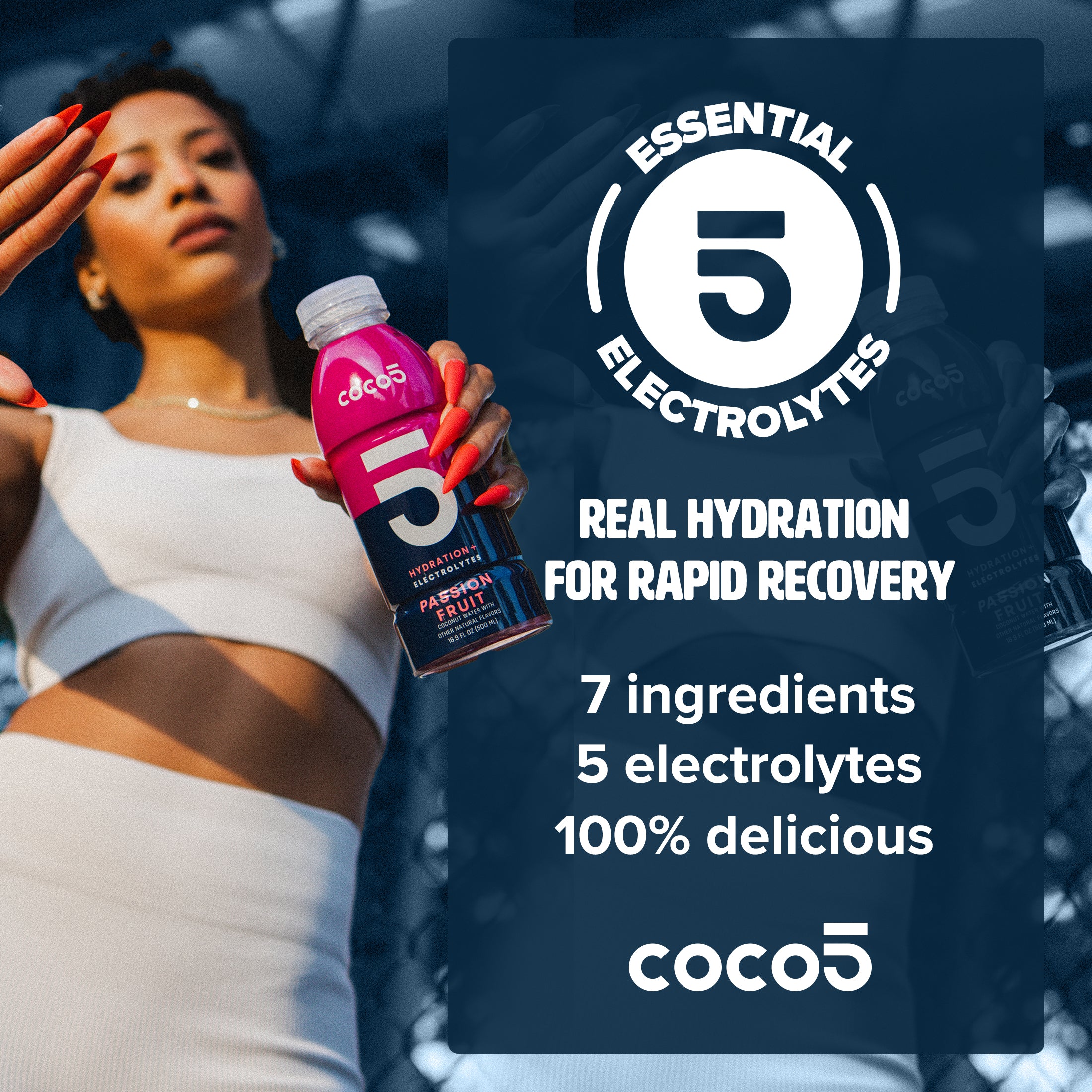 Coco5 Coco5 Passion Fruit Hydration - 12 Pack