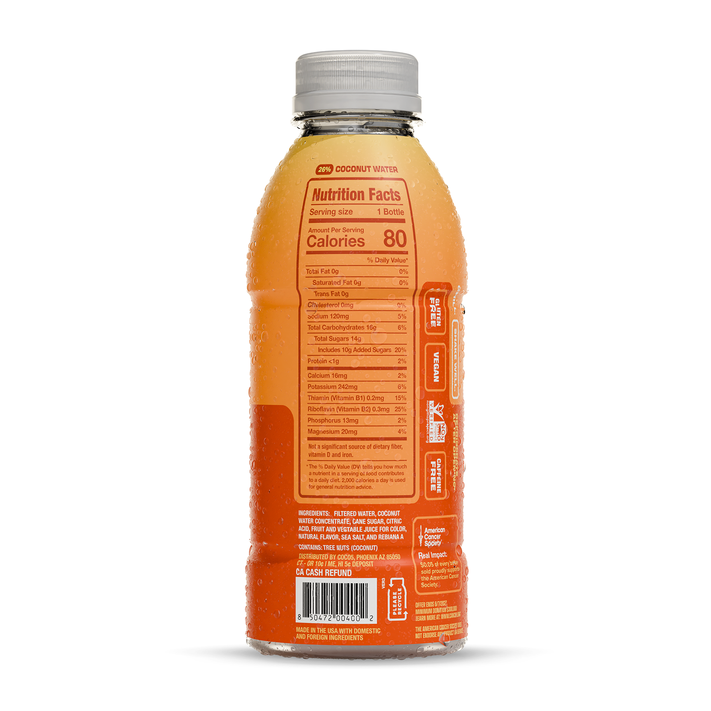 Coco5 Orange Hydration - 12 Pack